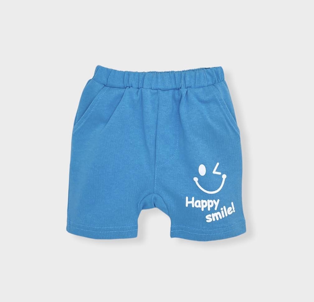 Rainy Pantaloni scurți pentru bebeluși Happy Smile 62-86 cm. pentru băieți turcoaz