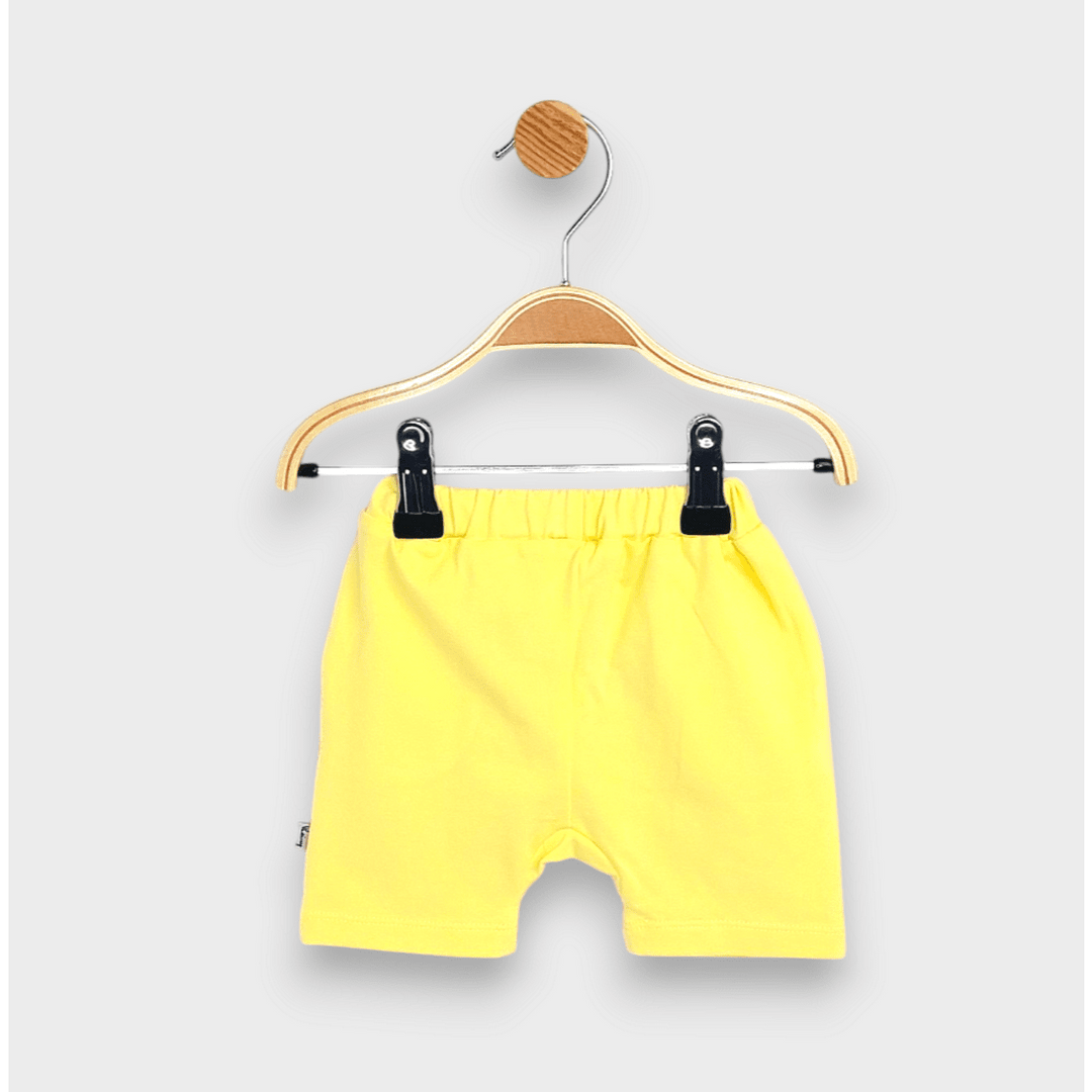 Pantaloni scurți pentru bebeluși Rainy Jeep 62-92 cm, culoare lămâie