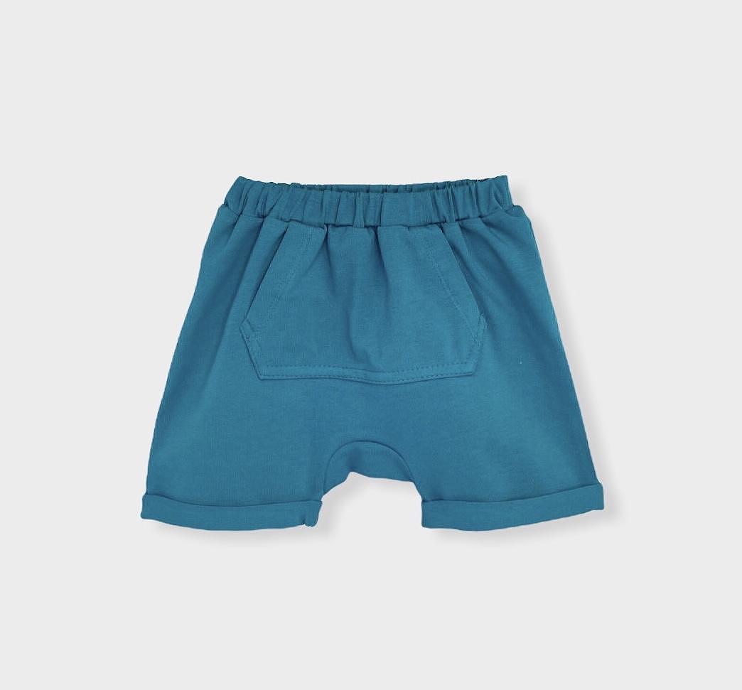 Rainy Pantaloni scurți pentru bebeluși cu buzunar, 62-86 cm, băieți, verde