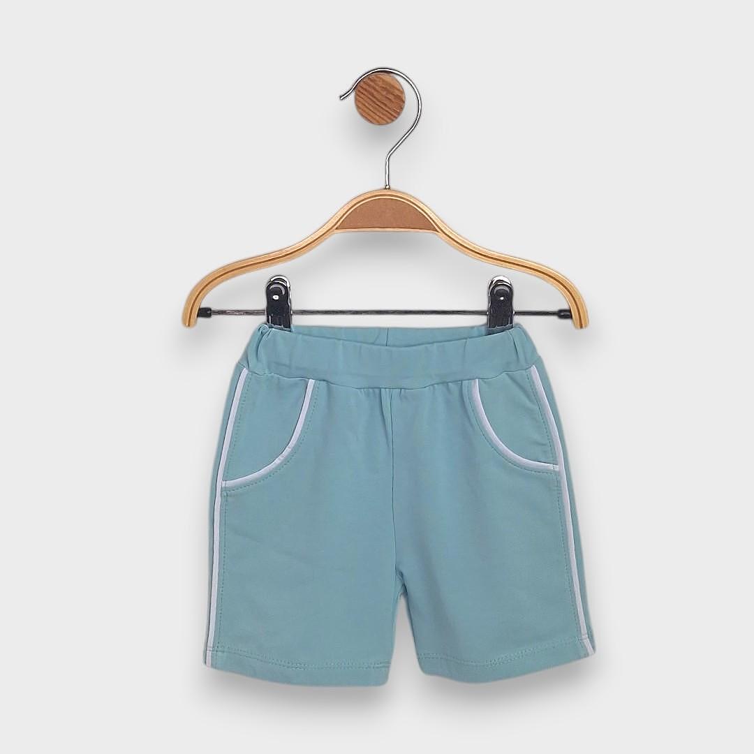 Rainy Pantaloni scurți pentru bebeluși cu dungi 62-92 cm. aqua