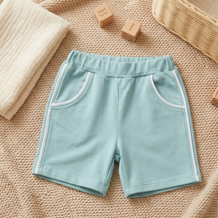 Rainy Pantaloni scurți pentru bebeluși cu dungi 62-92 cm. aqua