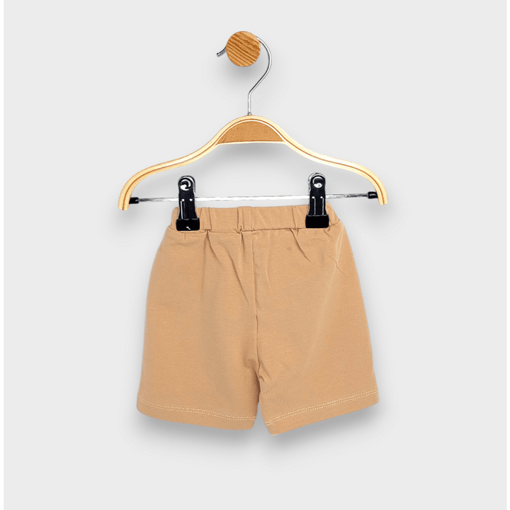 Rainy Pantaloni scurți pentru bebeluși cu elastic 62-92 cm. moca