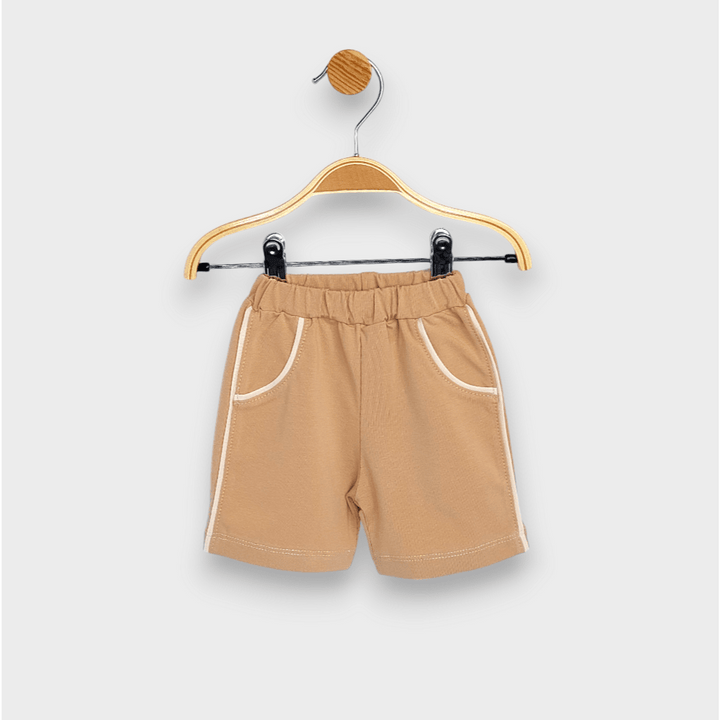 Rainy Pantaloni scurți pentru bebeluși cu elastic 62-92 cm. moca