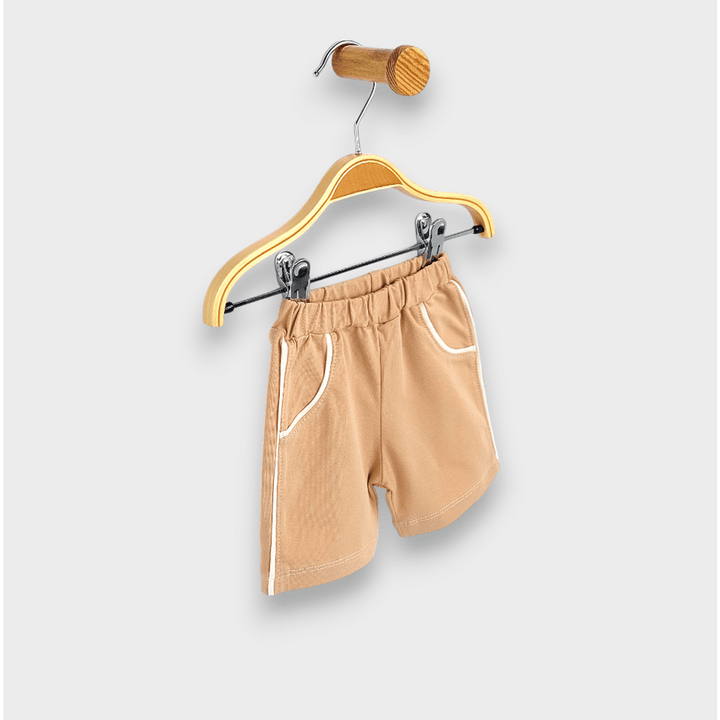 Rainy Pantaloni scurți pentru bebeluși cu elastic 62-92 cm. moca