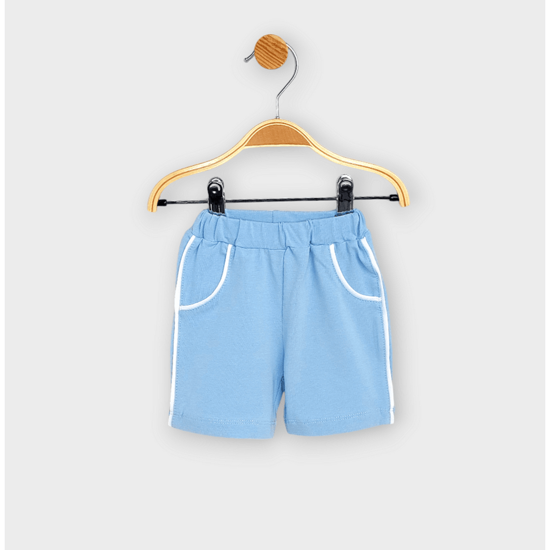 Pantaloni scurți pentru bebeluși Rainy cu cordon, 62-92 cm, model „ocean”
