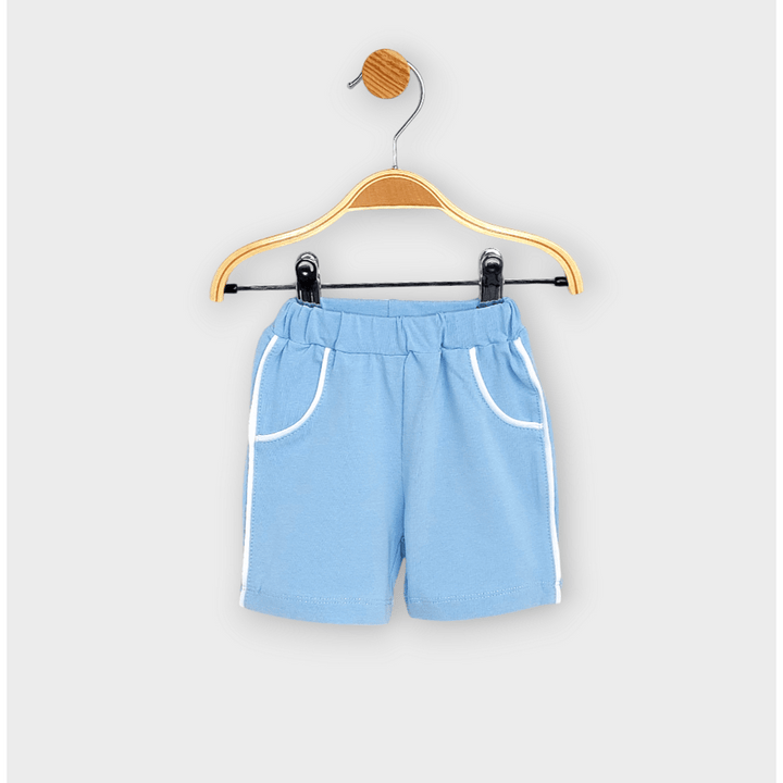 Pantaloni scurți pentru bebeluși Rainy cu cordon, 62-92 cm, model „ocean”