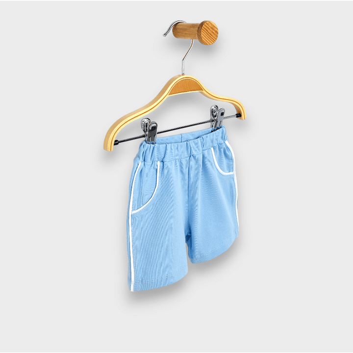 Pantaloni scurți pentru bebeluși Rainy cu cordon, 62-92 cm, model „ocean”