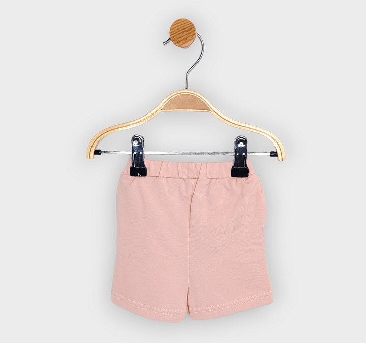 Rainy Pantaloni scurți pentru bebeluși cu volănașe 62-86 cm. culoarea ruginii (rose)