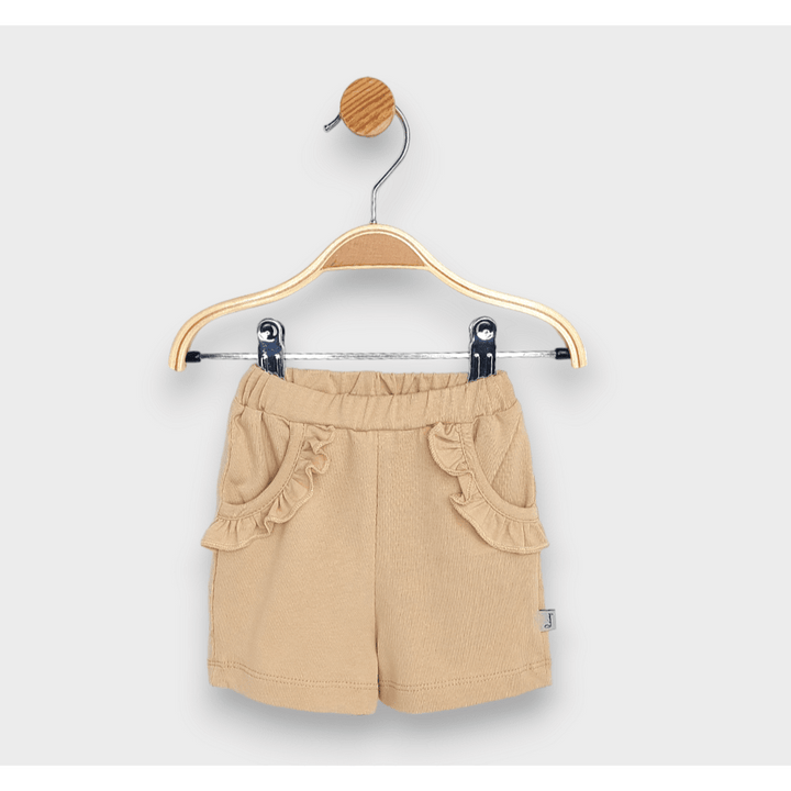 Rainy Pantaloni scurți pentru bebeluși cu volănașe 62-92 cm. bej