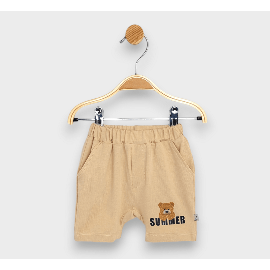 Rainy Pantaloni scurți bebeluși Summer 62-92 cm. bej