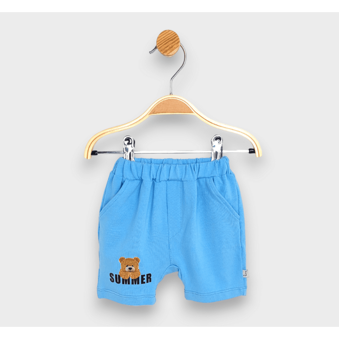 Pantaloni scurți pentru bebeluși Rainy Summer 62-92 cm, albastru