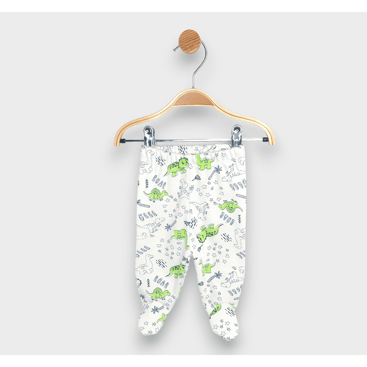 Set pentru bebeluși Rainy, 2 piese, 48-68 cm. Dinozauri cu palmieri