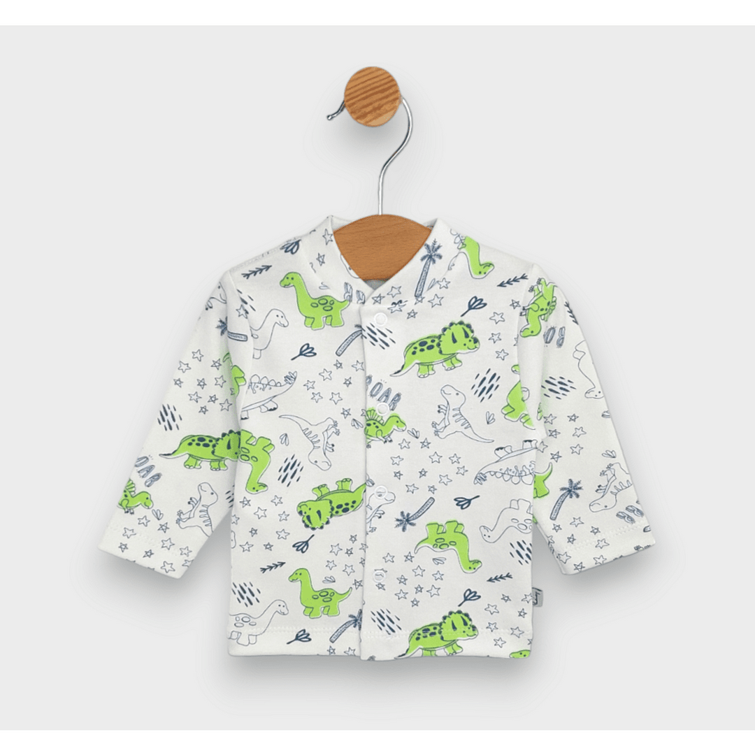 Set pentru bebeluși Rainy, 2 piese, 48-68 cm. Dinozauri cu palmieri