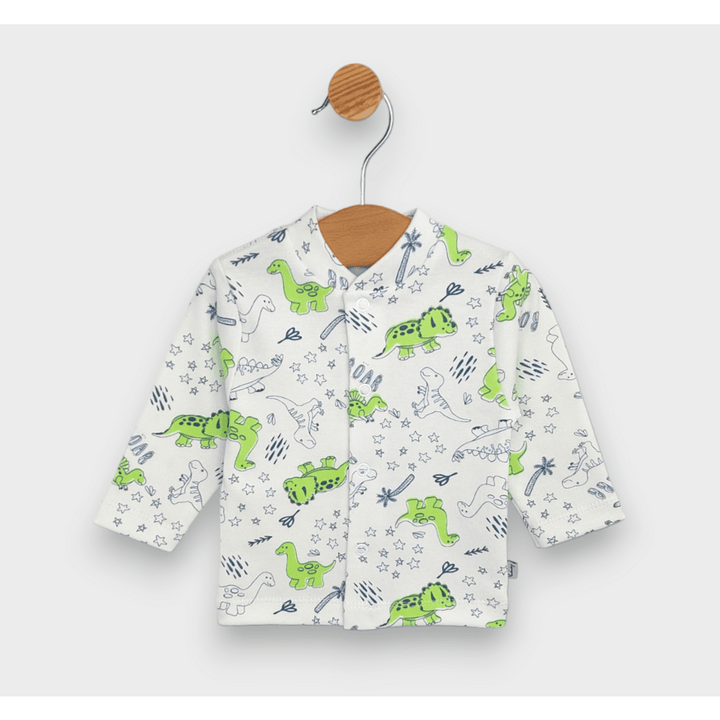 Set pentru bebeluși Rainy, 2 piese, 48-68 cm. Dinozauri cu palmieri