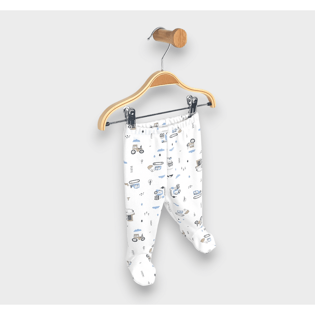 Set pentru bebeluși Rainy, 2 piese, 48-68 cm, cu tractoare