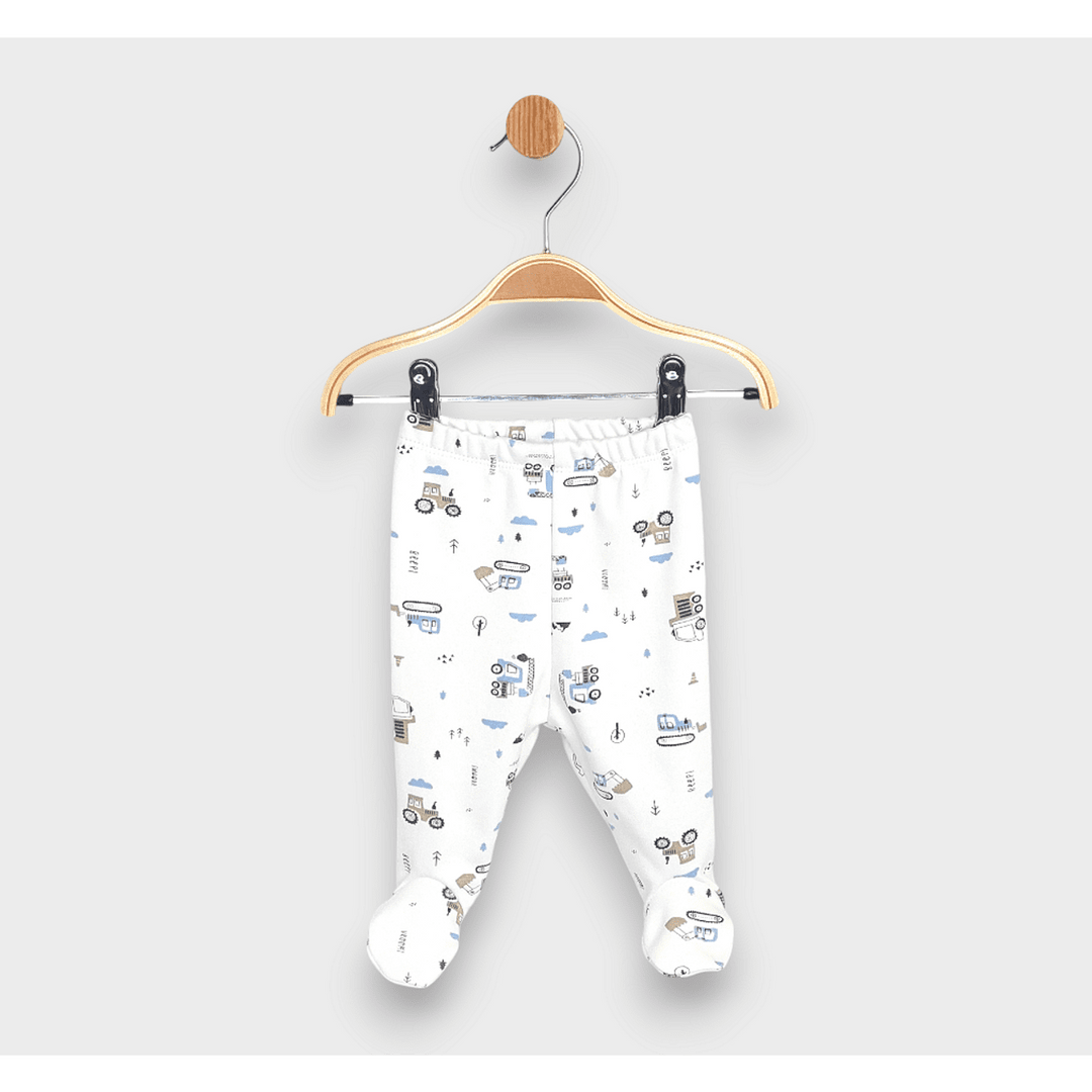 Set pentru bebeluși Rainy, 2 piese, 48-68 cm, cu tractoare