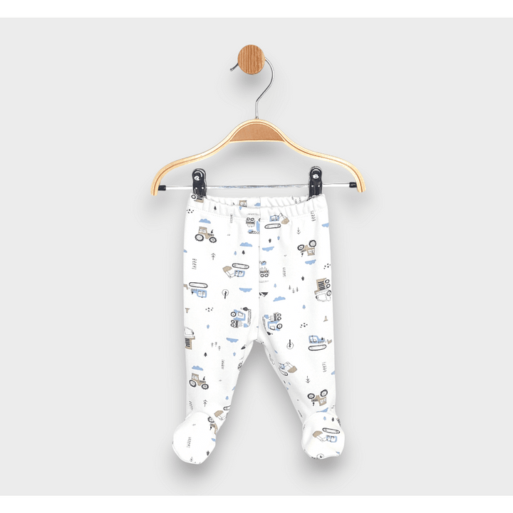 Set pentru bebeluși Rainy, 2 piese, 48-68 cm, cu tractoare