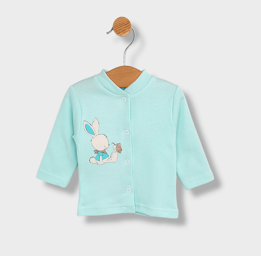 Set pentru bebeluși Rainy din 2 piese, 56-68 cm, Rabbit and butterfly