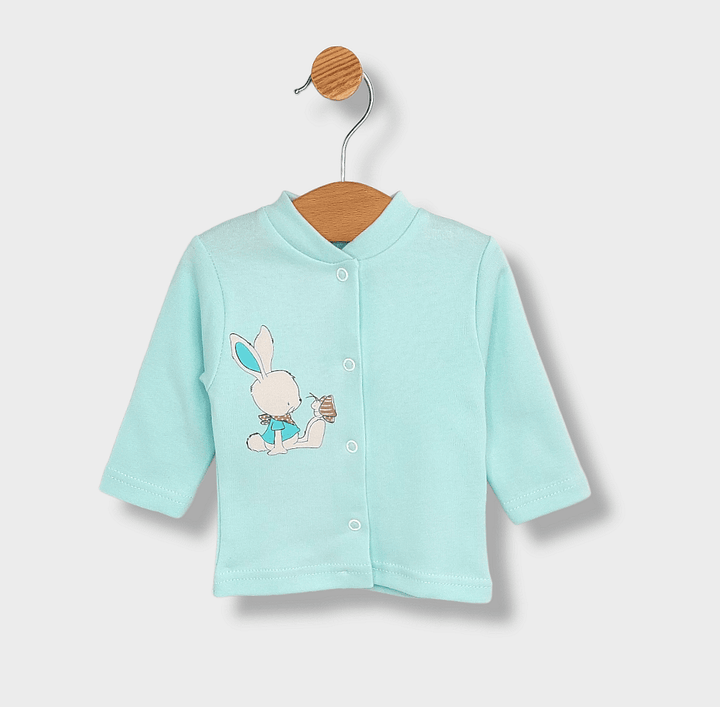 Set pentru bebeluși Rainy din 2 piese, 56-68 cm, Rabbit and butterfly