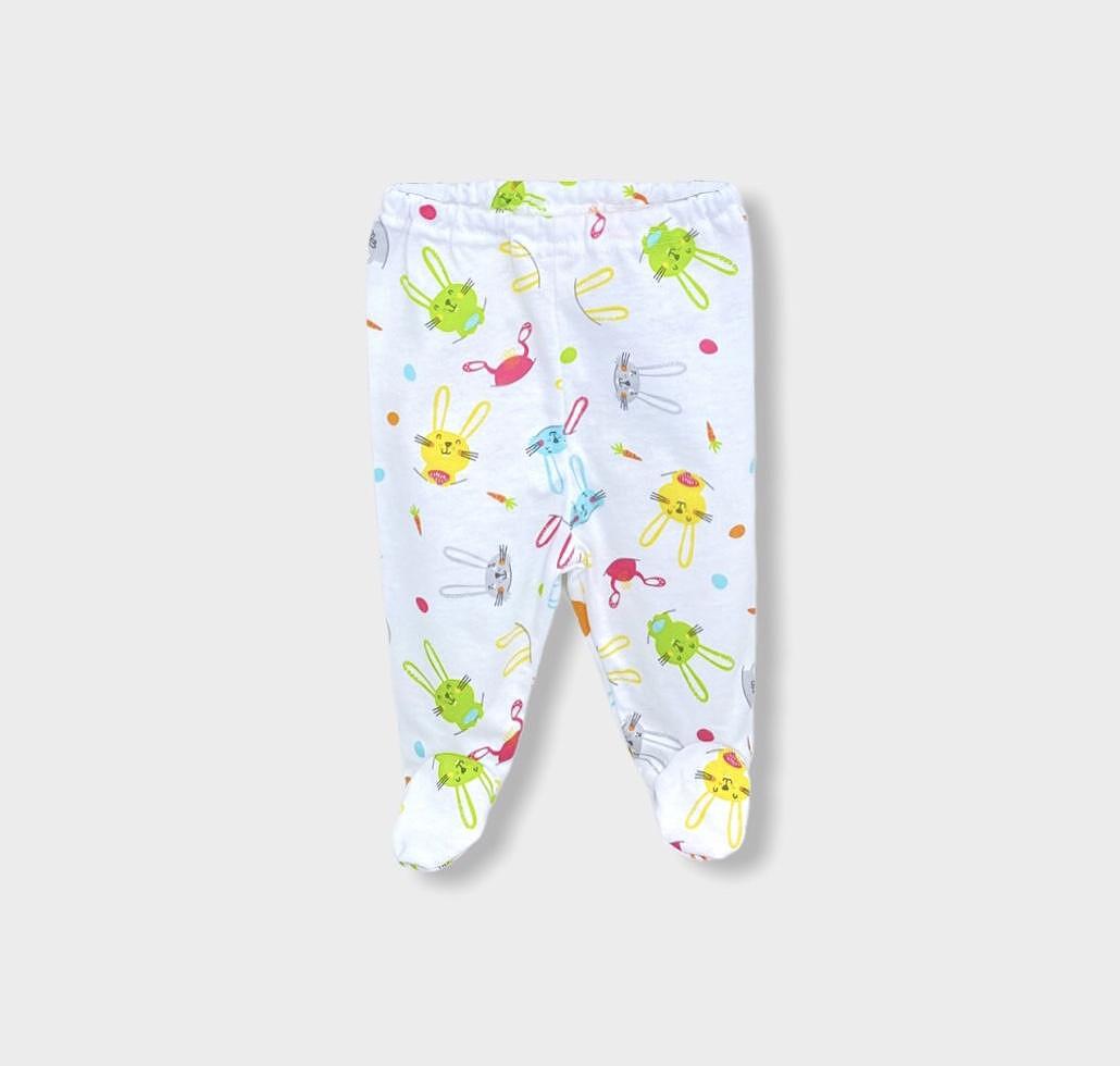 Set pentru bebeluși Rainy, 2 piese, 56-68 cm, iepurași, alb