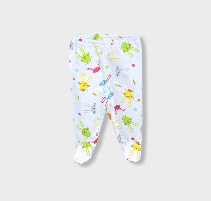 Set pentru bebeluși Rainy, 2 piese, 56-68 cm, iepurași, alb
