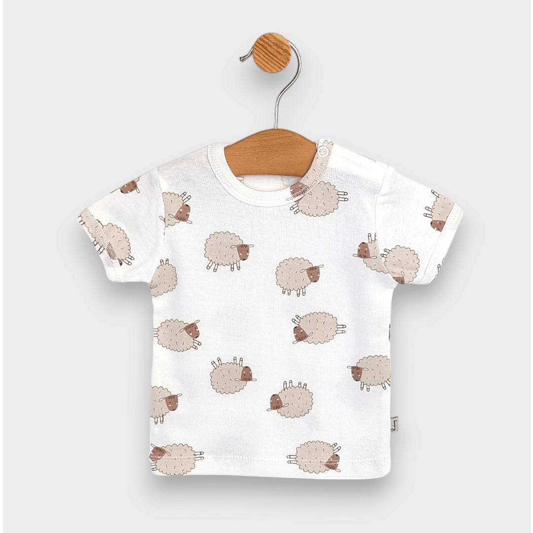 Set pentru bebeluși Rainy, 2 piese, Beige sheep, 62-92 cm, mocca