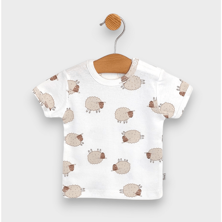 Set pentru bebeluși Rainy, 2 piese, Beige sheep, 62-92 cm, mocca