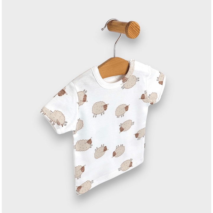 Set pentru bebeluși Rainy, 2 piese, Beige sheep, 62-92 cm, mocca