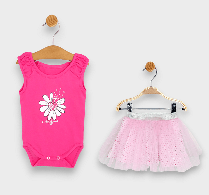 Set pentru bebeluși Rainy din 2 piese „Margaretă”, 62–86 cm.