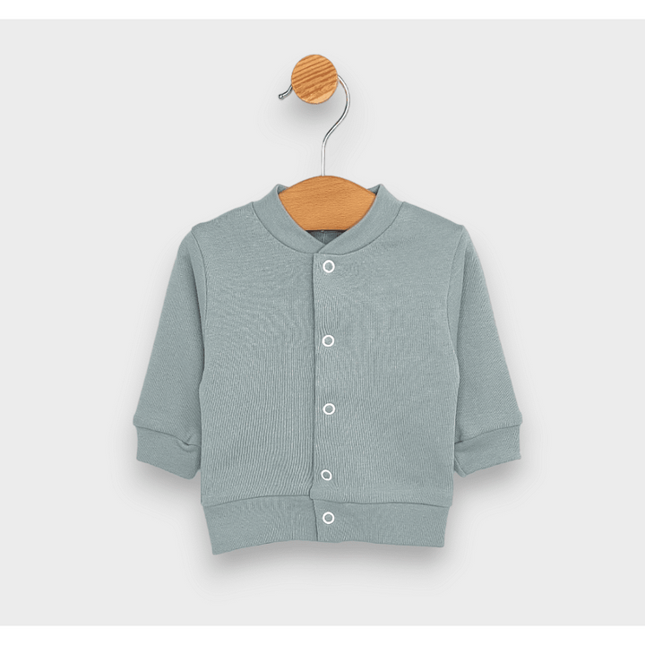 Rainy Set bebe 2 piese vestă cu botoșei 48-68 cm. verde lăptos