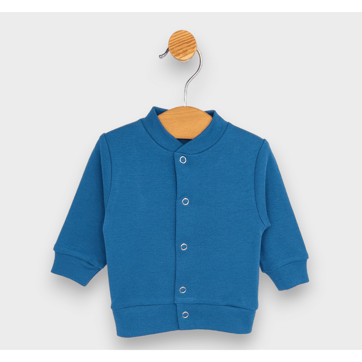 Rainy Set bebeluș 2 piese vestă cu pantaloni cu botosei 48-68 cm. albastru ocean