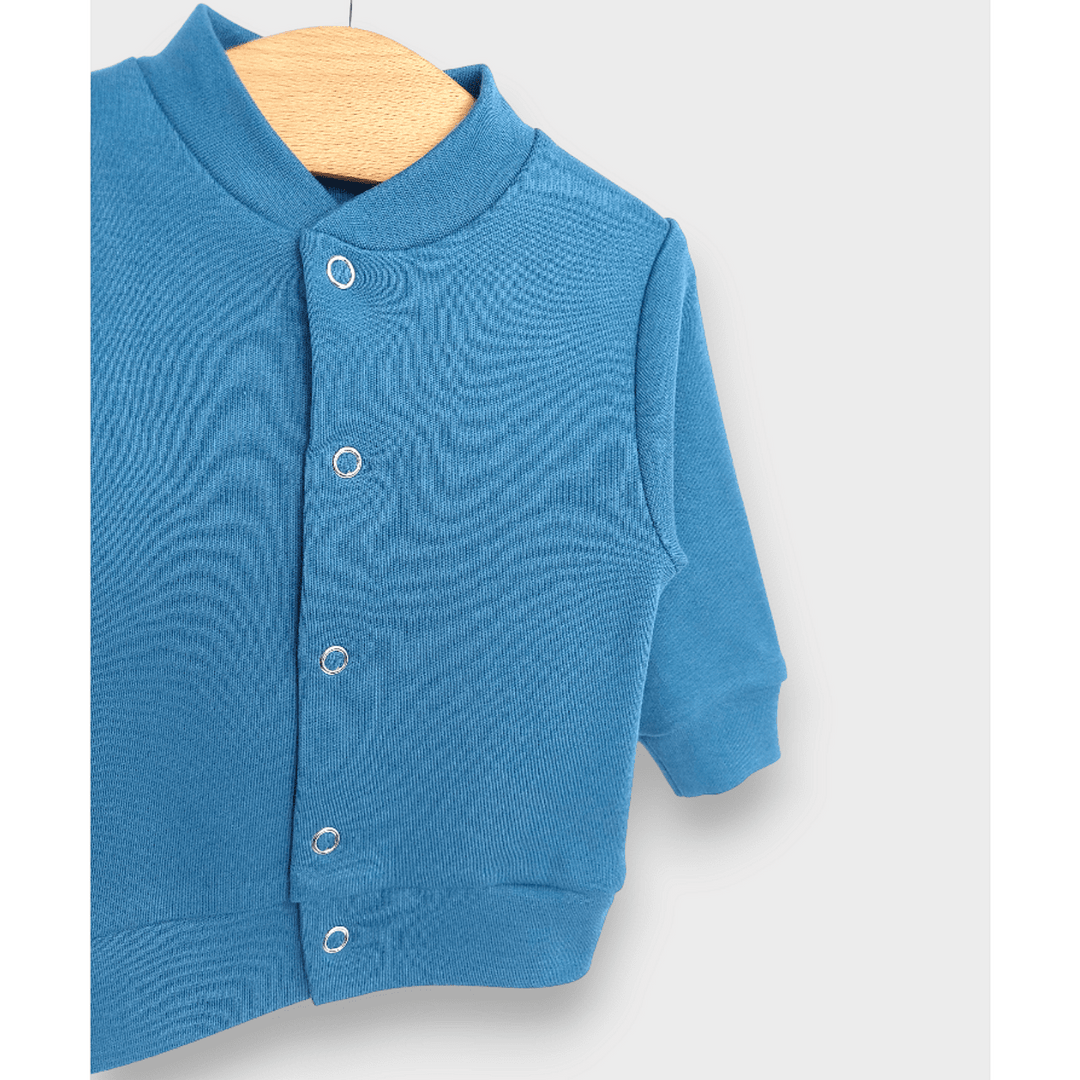 Rainy Set bebeluș 2 piese vestă cu pantaloni cu botosei 48-68 cm. albastru ocean