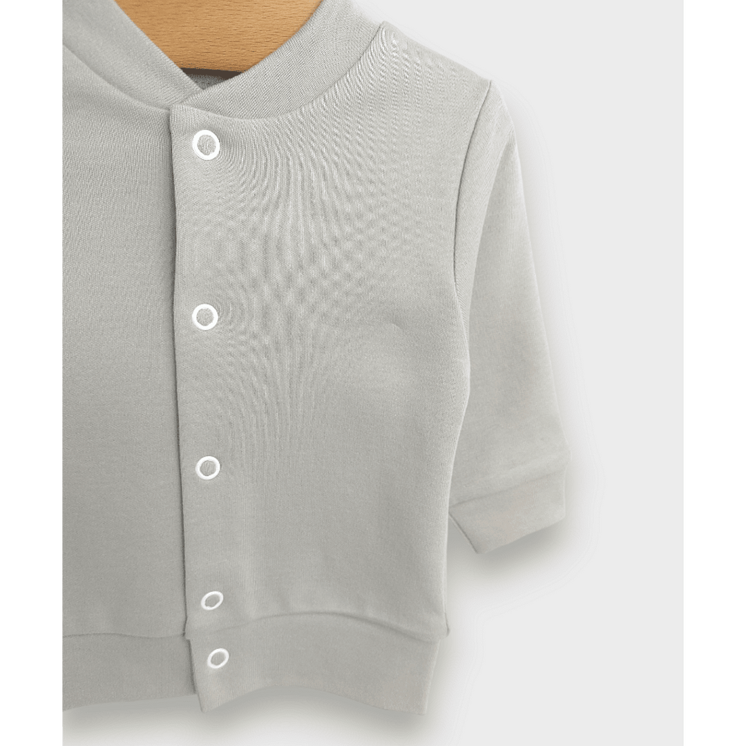 Set pentru bebeluși Rainy, 2 piese: cardigan și pantalonași cu botoșei cu botoșei, 48-68 cm, culoare „cacao cald”