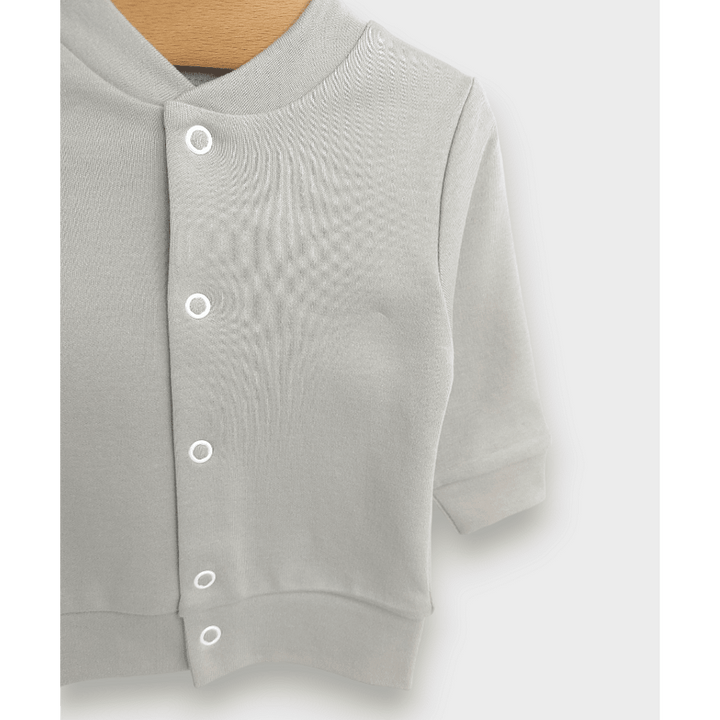 Set pentru bebeluși Rainy, 2 piese: cardigan și pantalonași cu botoșei cu botoșei, 48-68 cm, culoare „cacao cald”