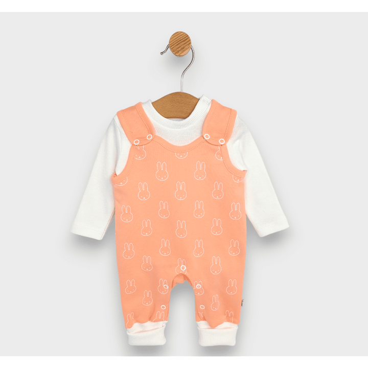 Set bebeluși Rainy din 3 piese Bunnies 56 - 74 cm. piersică