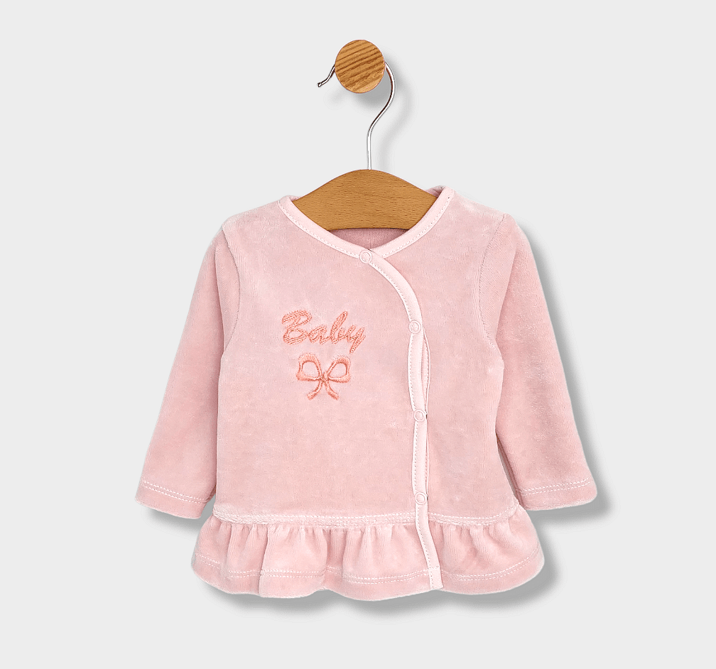 Set pentru bebeluși Rainy Baby, 3 piese, 56-62 cm, roz