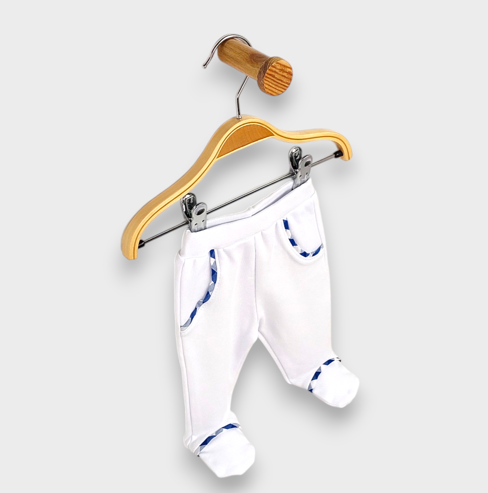 Rainy Set bebeluș 3 piese Băiat 56 - 68 cm. alb
