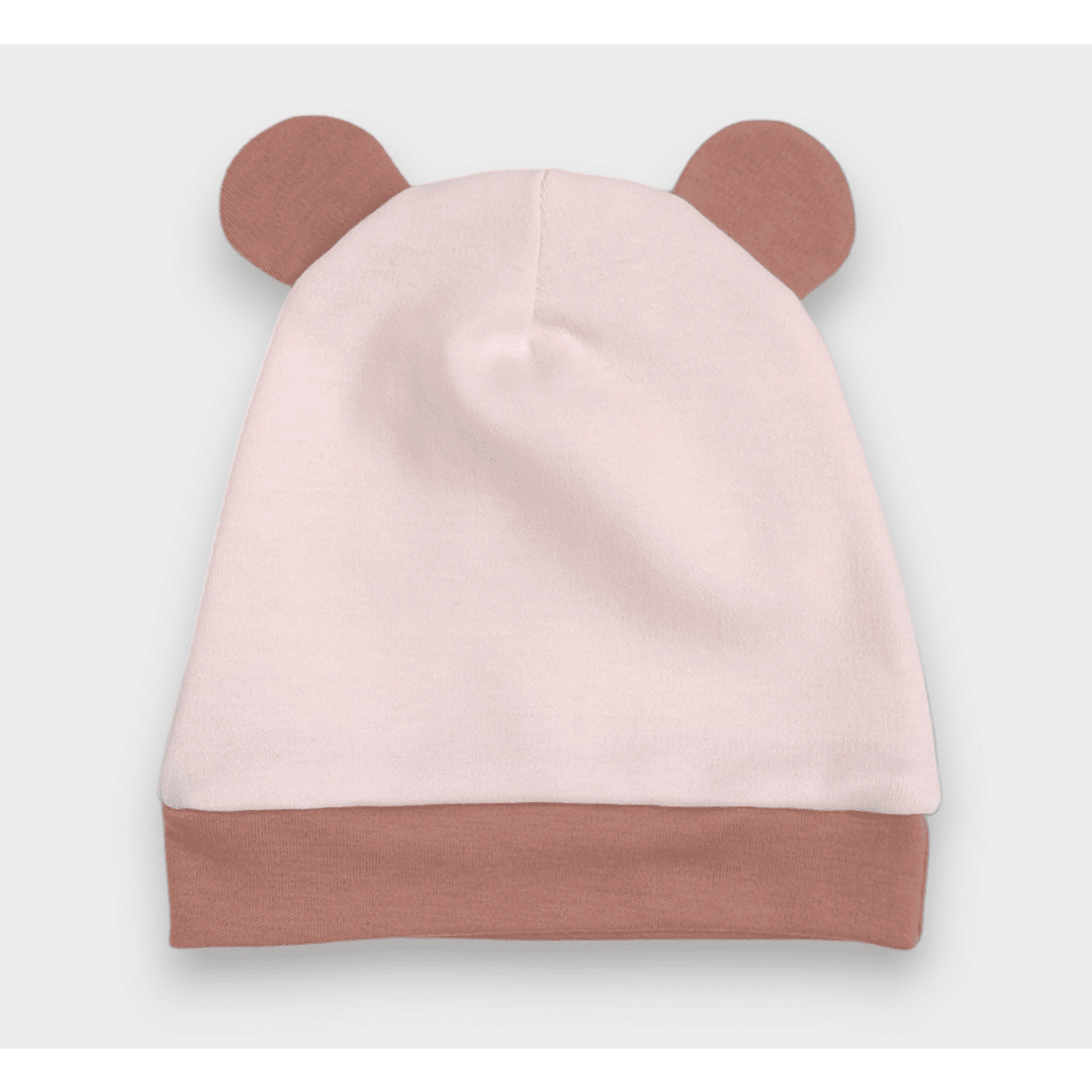 Setul pentru bebeluși Rainy din 3 piese „Elefant cu curcubeu” 56 - 74 cm, culoare roz prăfuit