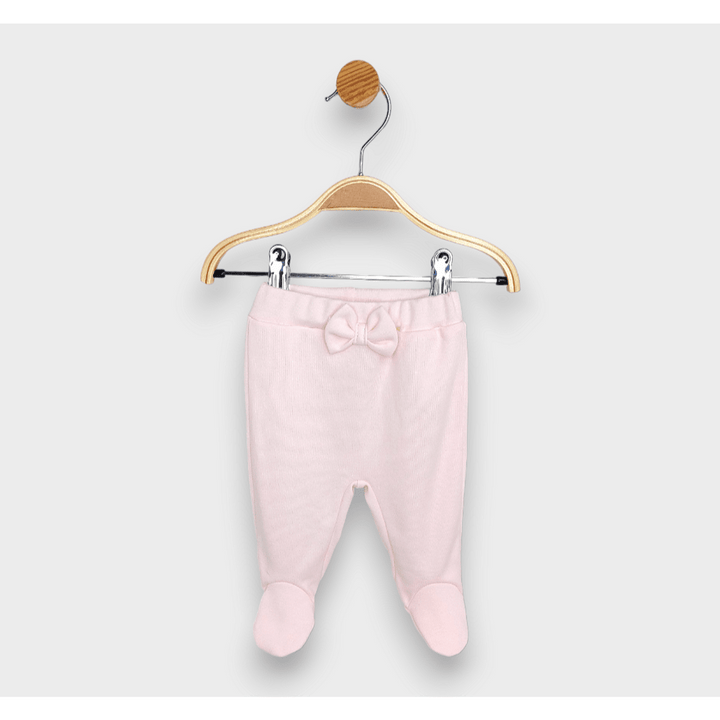 Setul pentru bebeluși Rainy din 3 piese „Elefant cu curcubeu” 56 - 74 cm, culoare roz prăfuit
