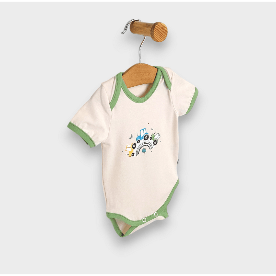 Rainy Set bebeluș 3 piese Tractoare 56-74cm. lămâie