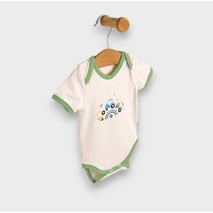 Rainy Set bebeluș 3 piese Tractoare 56-74cm. lămâie