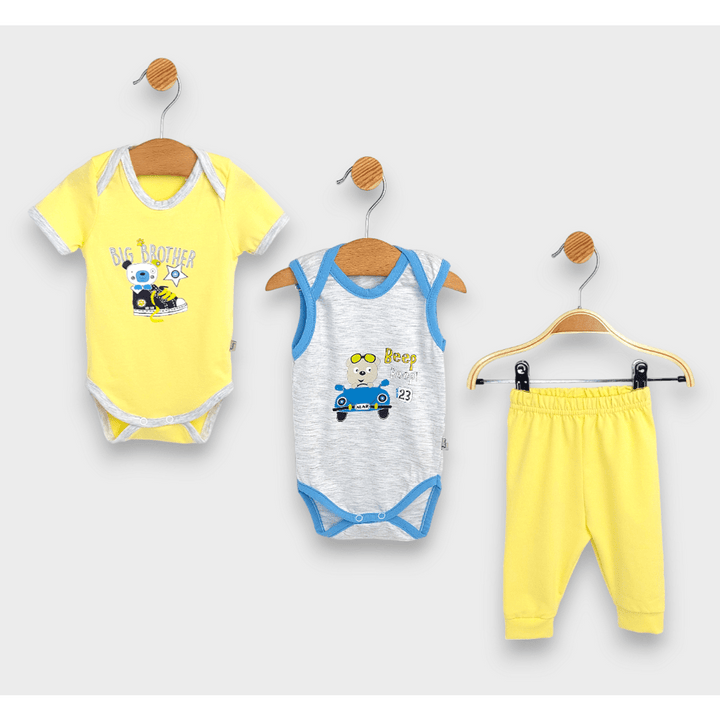 Set pentru bebeluși Rainy, 3 piese, Two Bears, 56-74 cm.
