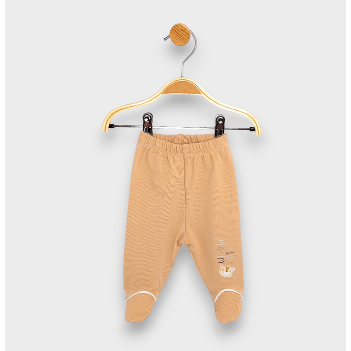Set pentru bebeluși Rainy din 3 piese Wildly cute 56 - 68 cm, culoare mocca