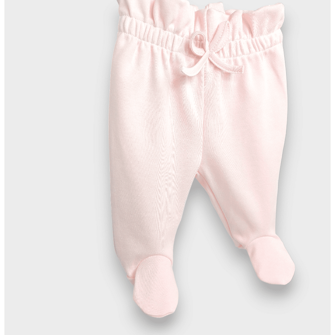 Set pentru bebeluși Rainy, 3 piese, „Iepuraș cu curcubeu”, 56–74 cm, roz