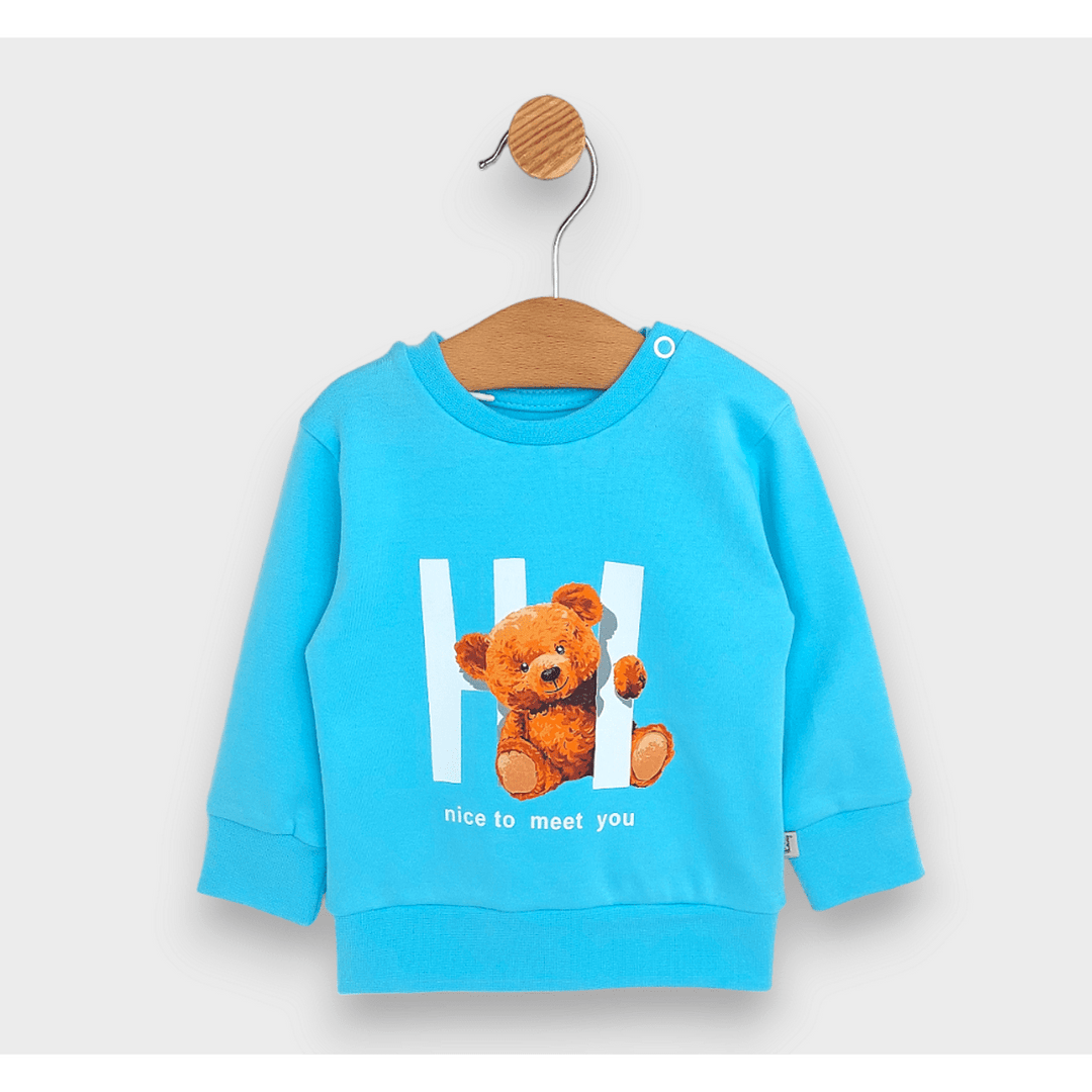 Rainy Set bebeluș din 2 piese Hi Bear 62-92 cm turcoaz