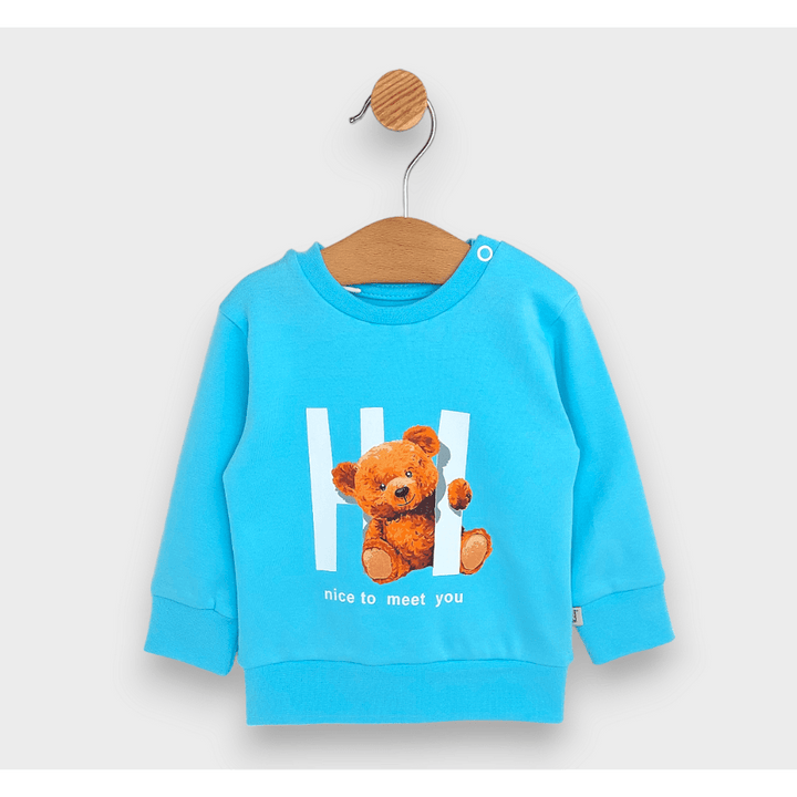Rainy Set bebeluș din 2 piese Hi Bear 62-92 cm turcoaz