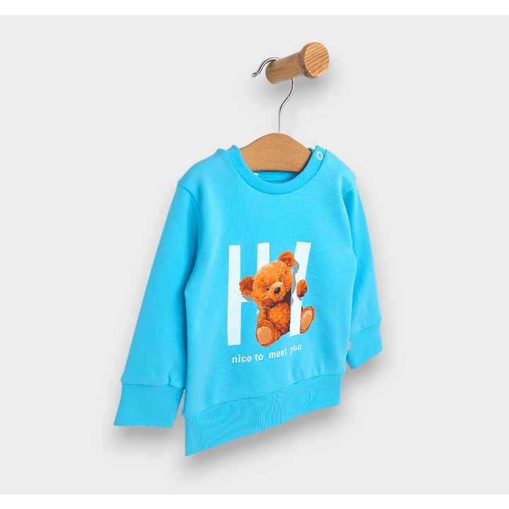 Rainy Set bebeluș din 2 piese Hi Bear 62-92 cm turcoaz