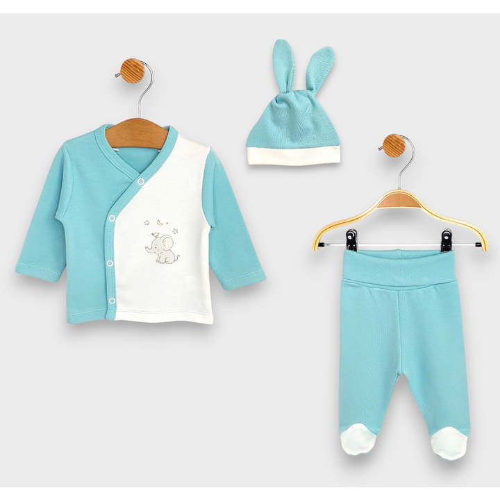 Rainy Set bebeluș din 3 piese Little one 48-62 cm.