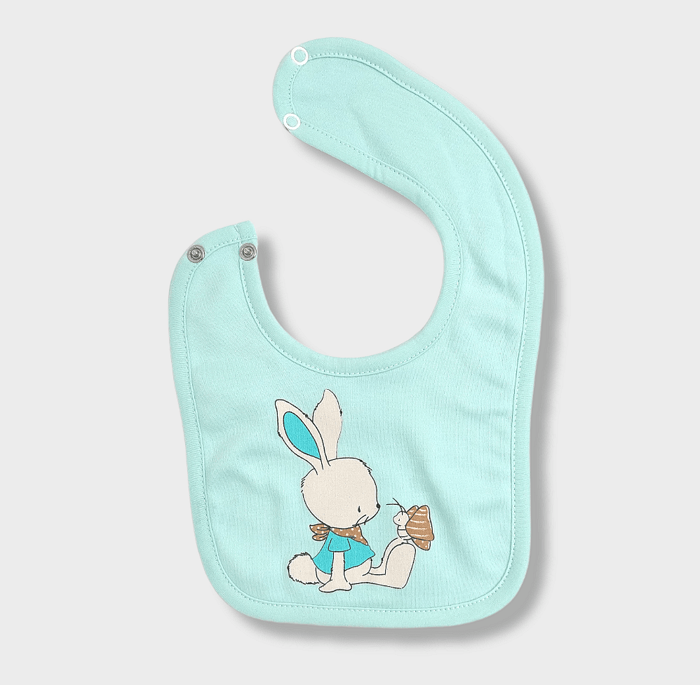 Set pentru bebeluși Rainy din 5 piese „Rabbit and butterfly”, 56-62 cm, culoare rezeda