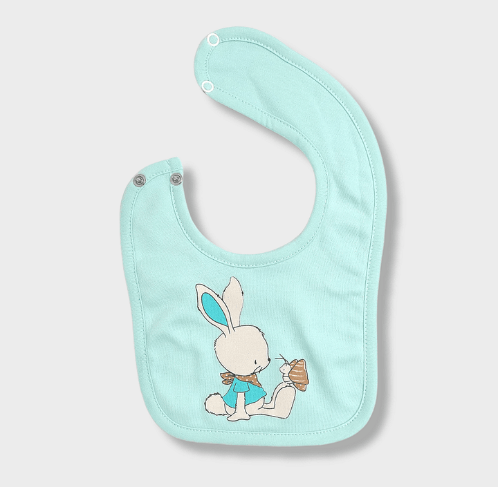 Set pentru bebeluși Rainy din 5 piese „Rabbit and butterfly”, 56-62 cm, culoare rezeda
